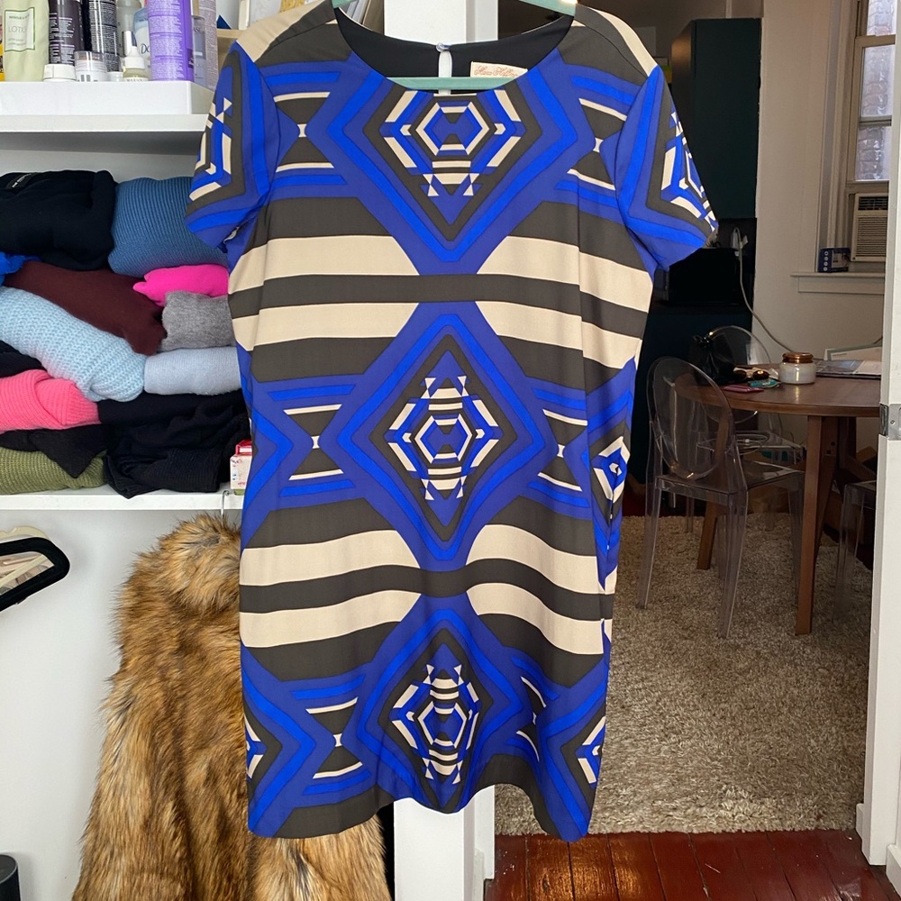 Mara Hoffman Aztec print shirt sleeve dress